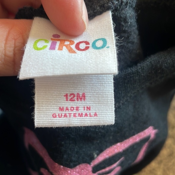 Circo Black Fleeced Lined Sweater Top Shirt - Picture 4 of 4